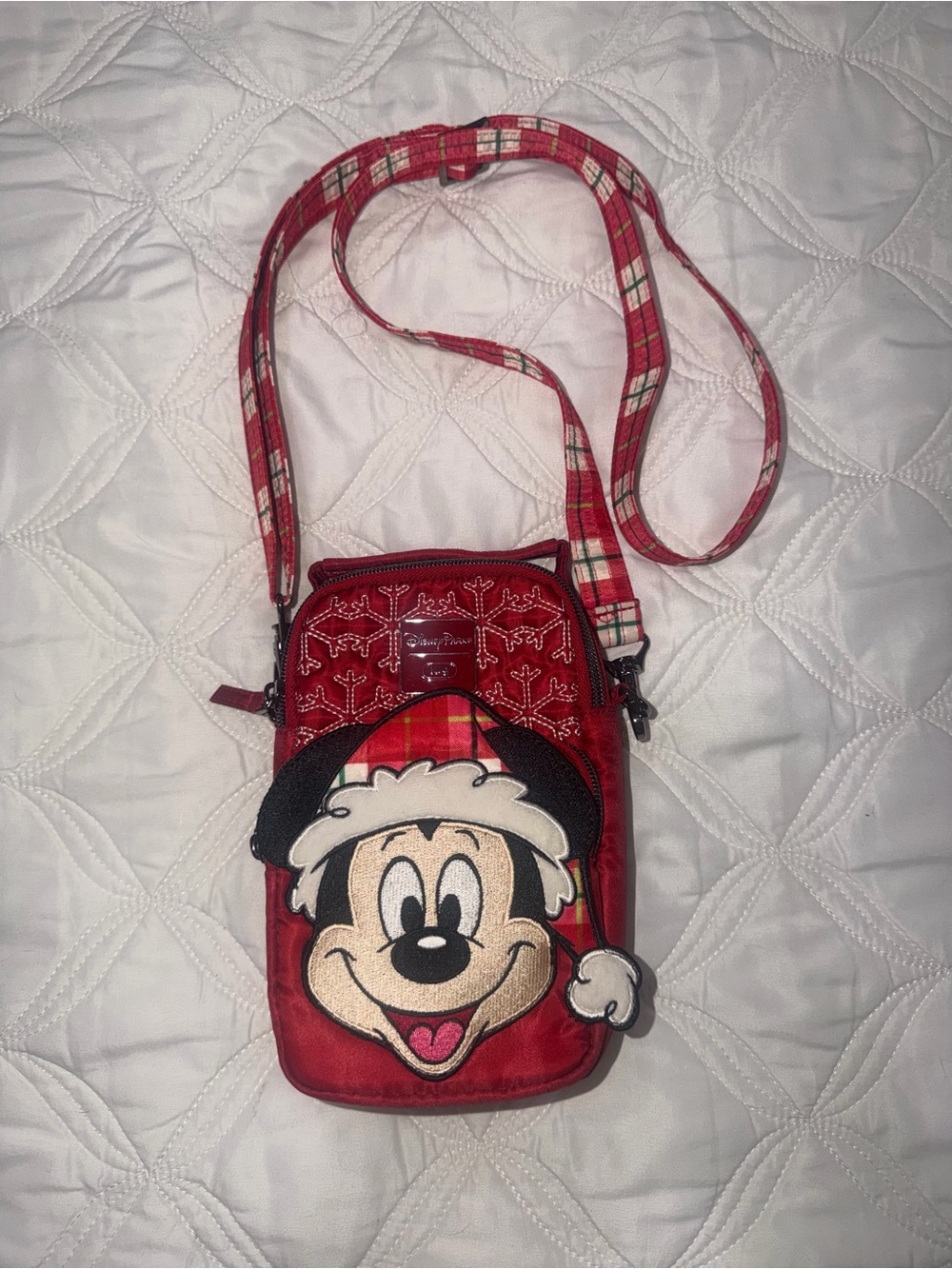 lug Red Mickey Holiday Crossbody Bag